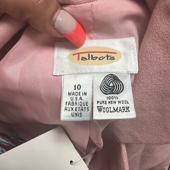 TALBOTS NEW WOOL BLAZER SIZE 10 - Picture 4 of 4